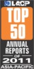 LACP 2011 Vision Awards Top 50 Regional Annual Report (Asia-Pacific) — Ranked #20