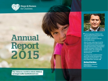 2015 Annual Report for Hope and Homes for Children Romania