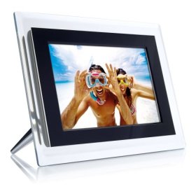 Coby DP-769 7-Inch Widescreen Digital Photo Frame with MP3 Player & 2 Frames