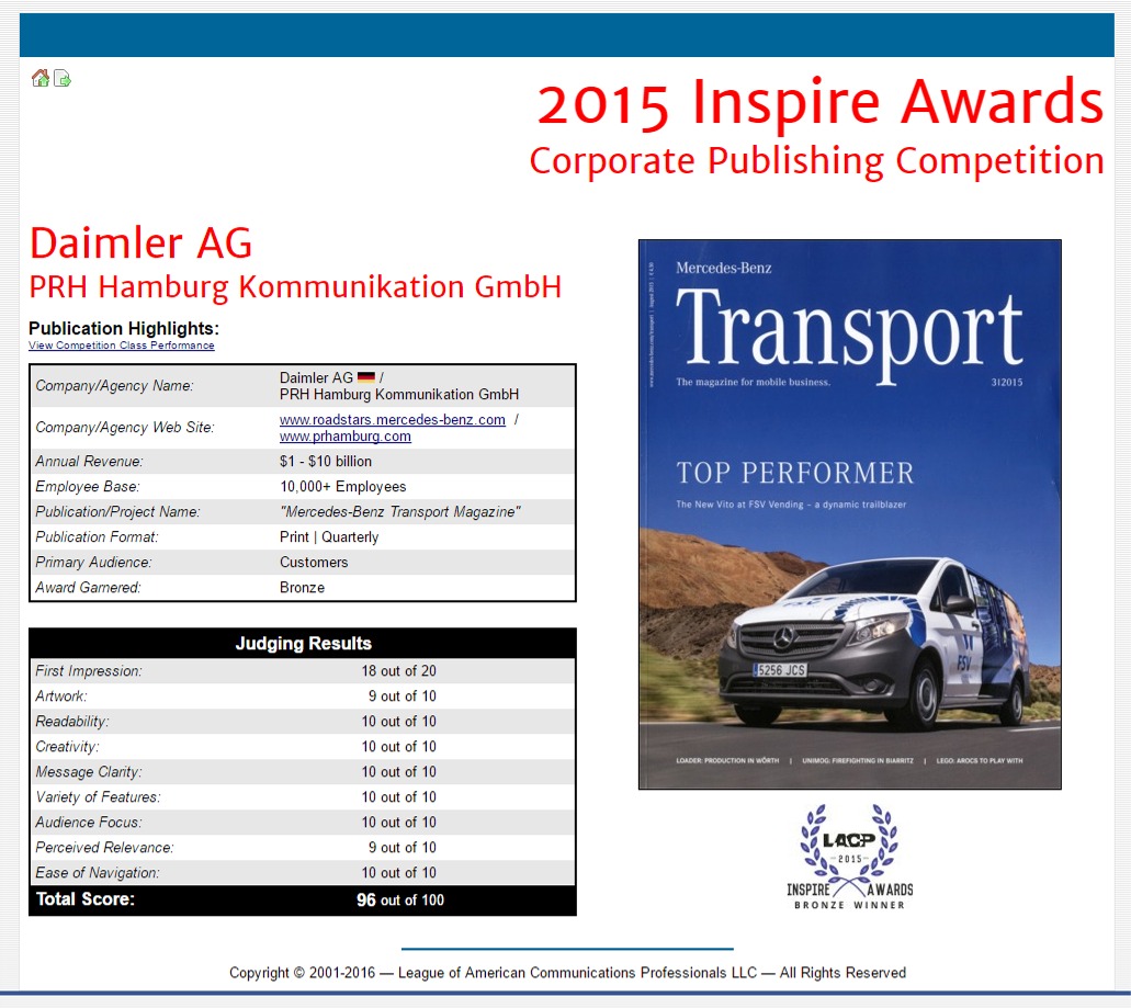 annual report awards, annual report competition, annual report contest