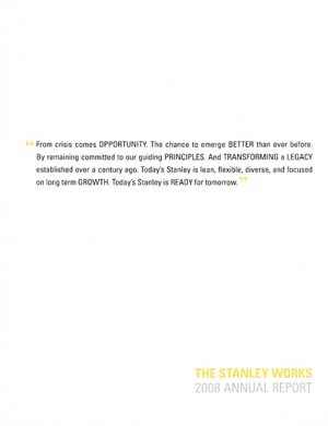 LACP 2008 Vision Awards Annual Report Competition