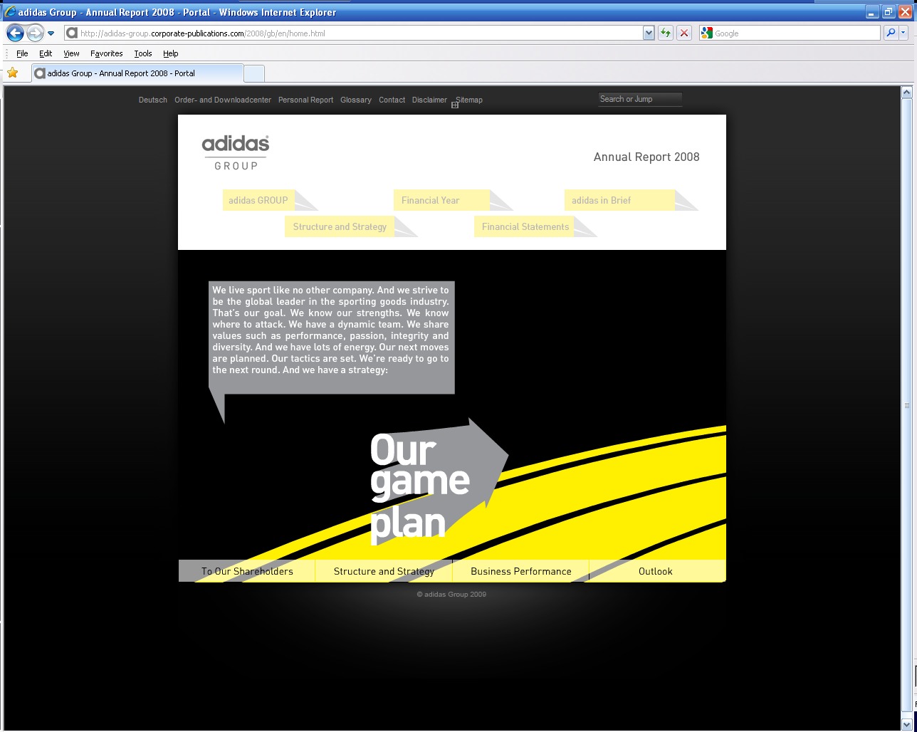 adidas employee portal