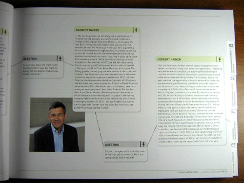 2009 Vision Awards Best Practices Report in Annual Report Design