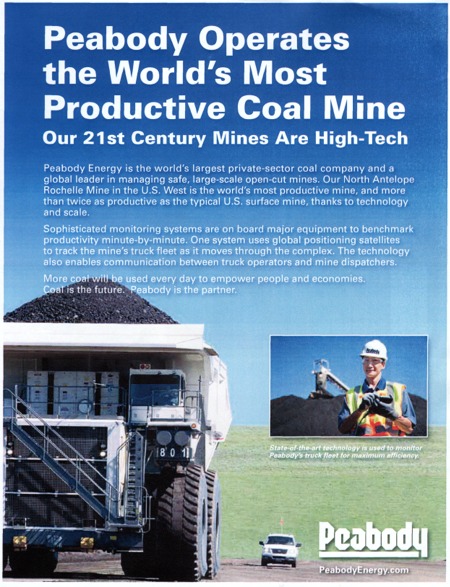 The Peabody Energy Asia Marketing Ad: 