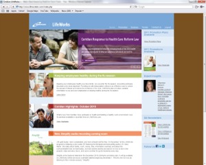 The LifeWorks HR Web Site