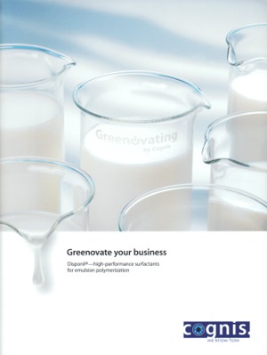 The Cognis FP Emulsion Polymerization Product Range Folder  