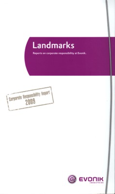 The Evonik Corporate Responsibility Report 2009  