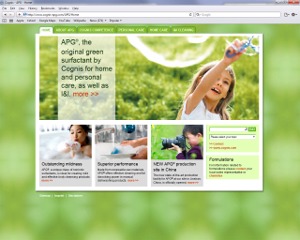 The Cognis APG Microsite