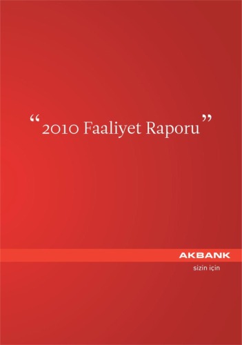 The Akbank 2010 Online Annual Report