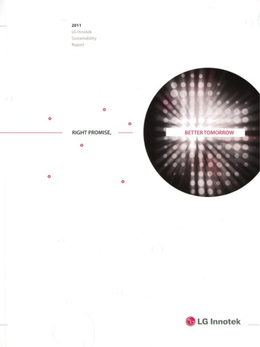 The 2011 LG Innotek Sustainability Report