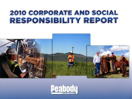The Peabody Energy 2010 Corporate & Social Responsibility Report