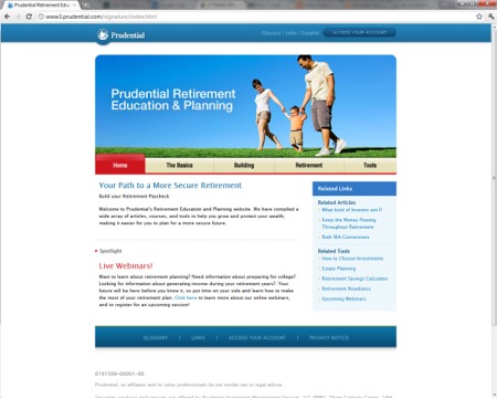 The Prudential Retirement Participant Education Webinar Series