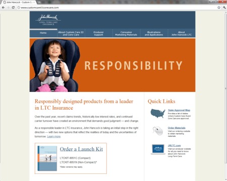The John Hancock Long-Term Care Microsite