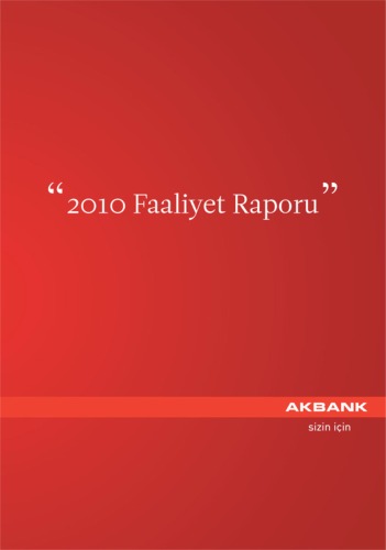 The Akbank Online Annual Report