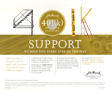 The John Hancock Retirement Plan Services Support Buttons