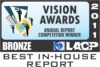 LACP 2011 Vision Awards Regional Special Acheivement Winner