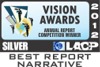 LACP 2012 Vision Awards Regional Special Acheivement Winner