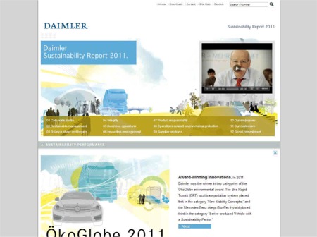 The Daimler Sustainability Report 2011