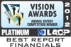 LACP 2012 Vision Awards Regional Special Acheivement Winner