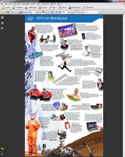 The Intel Employee Infographic: 