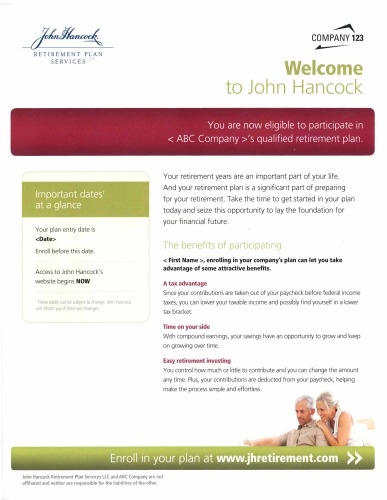 The JH Enterprise  Integrated Enrollment Communications Program