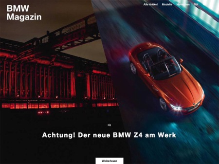 The BMW Magazine iPad App