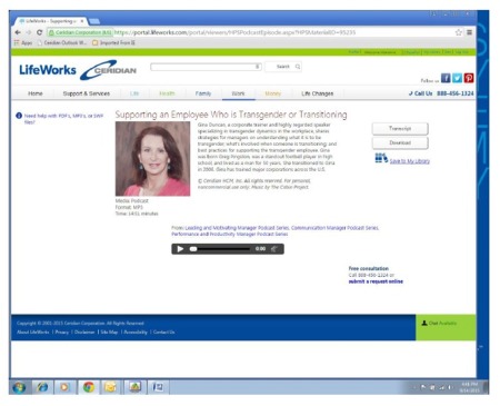 Ceridian LifeWorks: Supporting a Greater Understanding of Transgender Issues in the Workplace