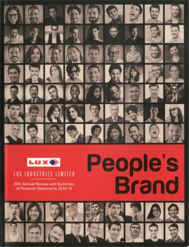 THE LUX ANNUAL REPORT 2014-15