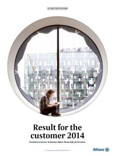 Allianz Customer Report 2014: Result for the Customer