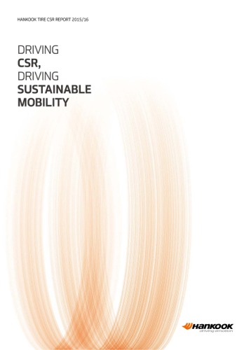 HANKOOK TIRE CSR REPORT 2015/16