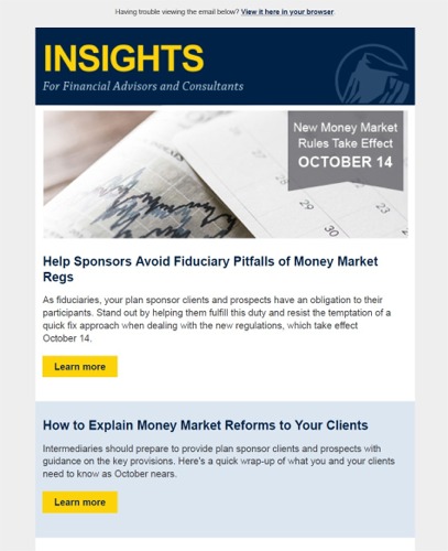 Prudential Retirement Insights Advisor Digital Newsletter