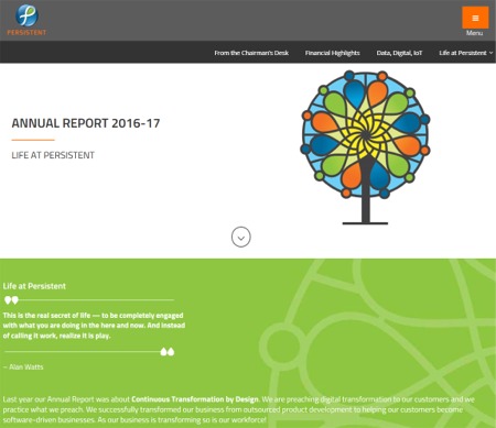 The Persistent Systems Annual Report