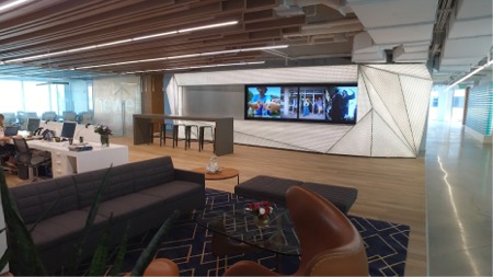 The Newell Lobby Screens