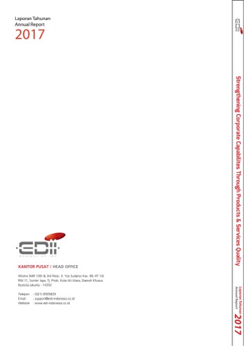 The PT EDI Indonesia 2017 Annual Report