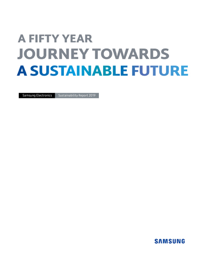 Samsung Electronics/2019  Sustainability Report