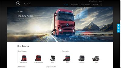 MercedesBenz Trucks Online