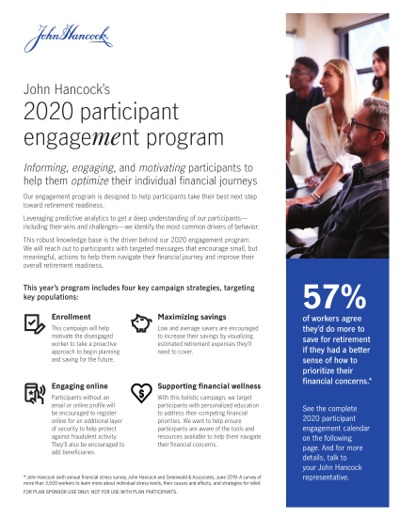 John Hancock Participant Engagement Program 