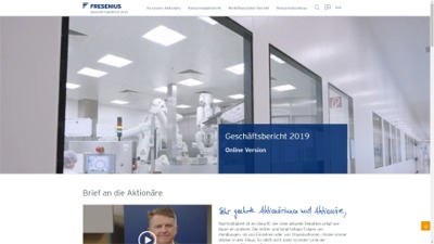 First home office report: Fresenius Online Annual Report 2019