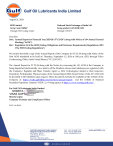 Gulf Oil Lubricants India Limited